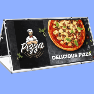 Legend A-Frame with PVC Print 2m x 1m