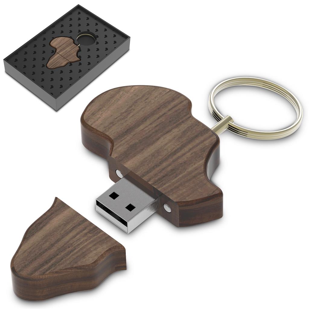 Andy Cartwright Afrique Flash Drive Keyholder - 16GB - Image 2