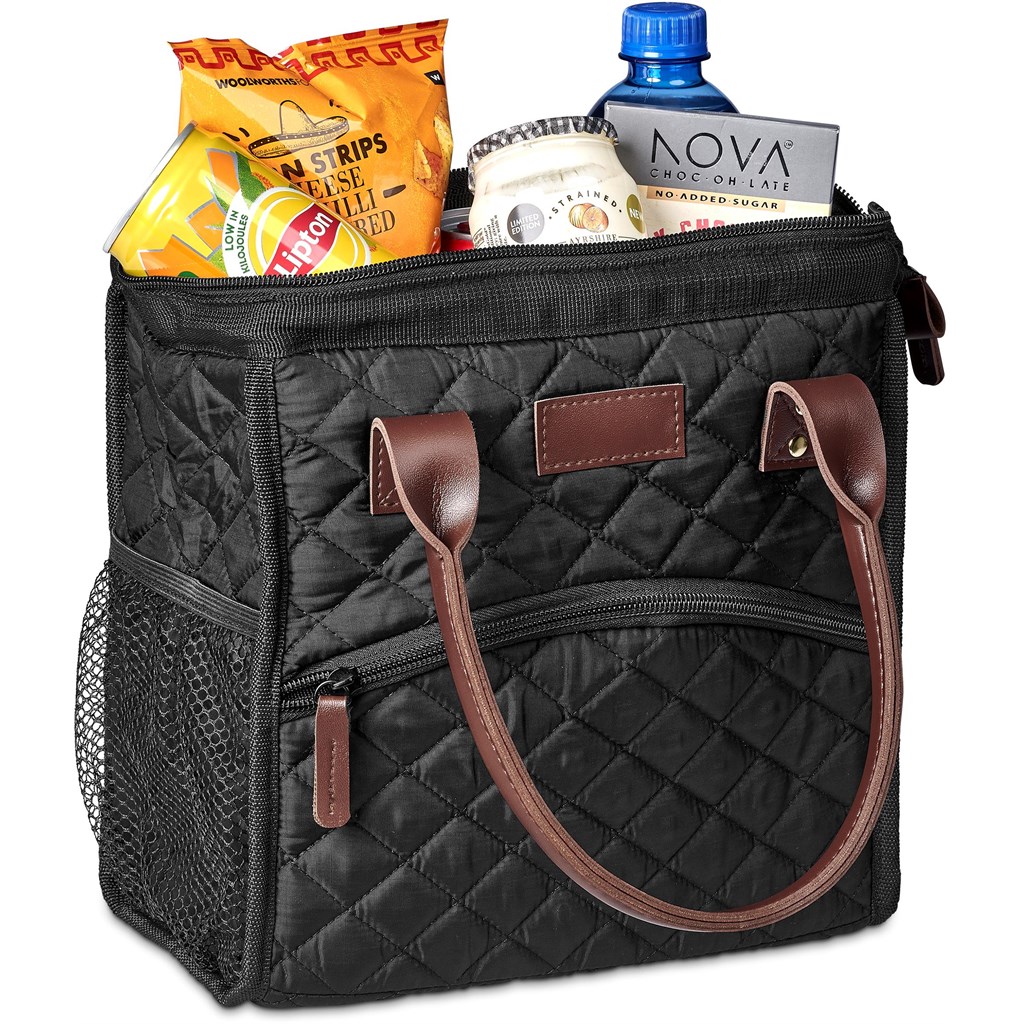 Kate Quilted 12-Can Lunch Cooler - Image 2