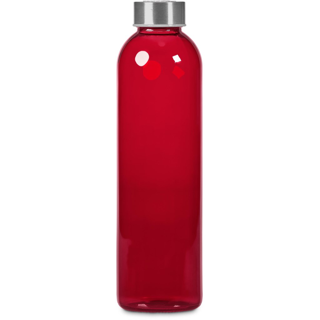 Kooshty Pura Plus Glass Water Bottle – 750ml - Red - Image 2