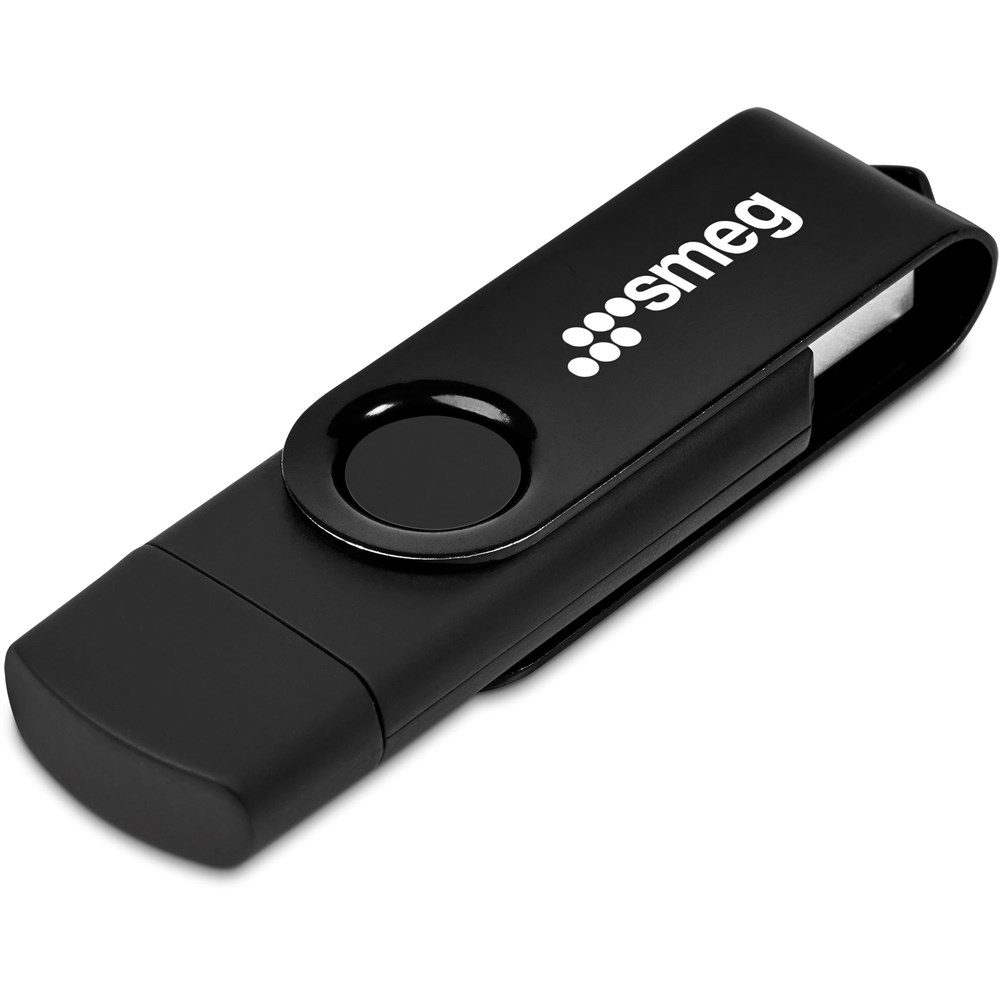 Shuffle Gyro Black Flash Drive – 8GB - Image 13