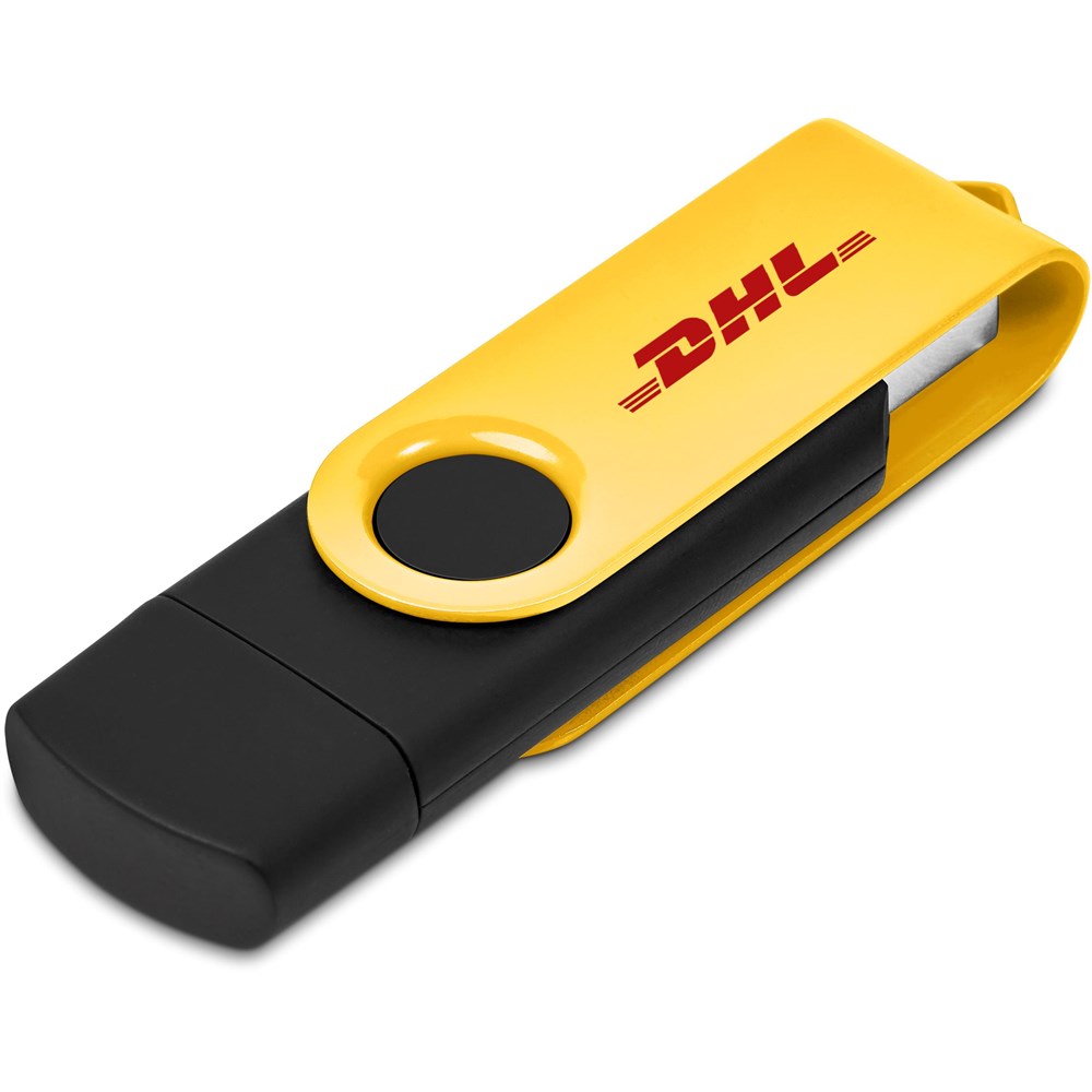 Shuffle Gyro Black Flash Drive – 8GB - Image 2