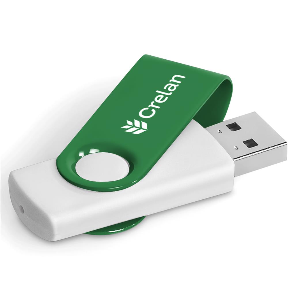 Axis Gyro White Flash Drive - 32GB - Image 12