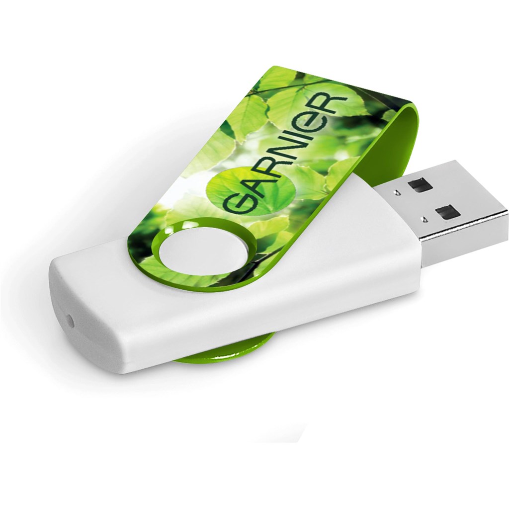 Axis Gyro White Flash Drive - 32GB - Image 11
