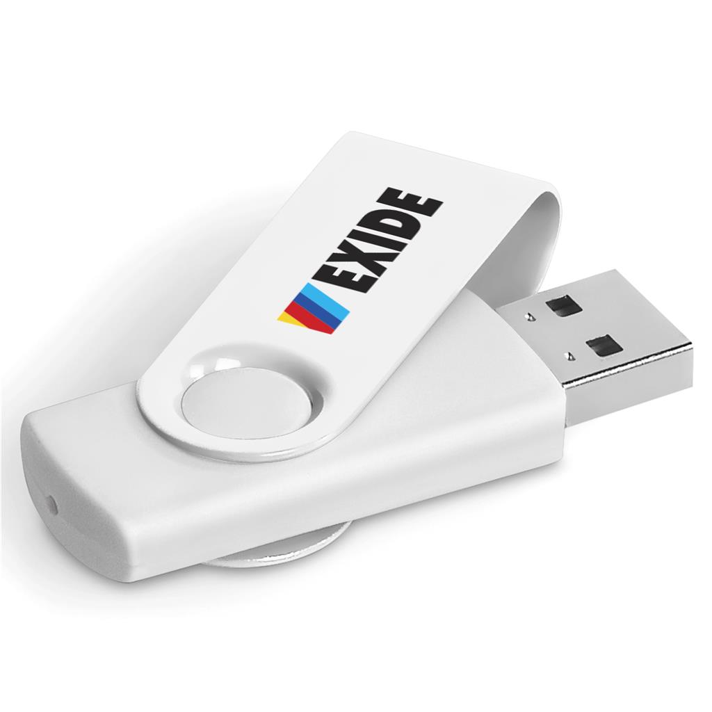 Axis Gyro White Flash Drive - 32GB - Image 4
