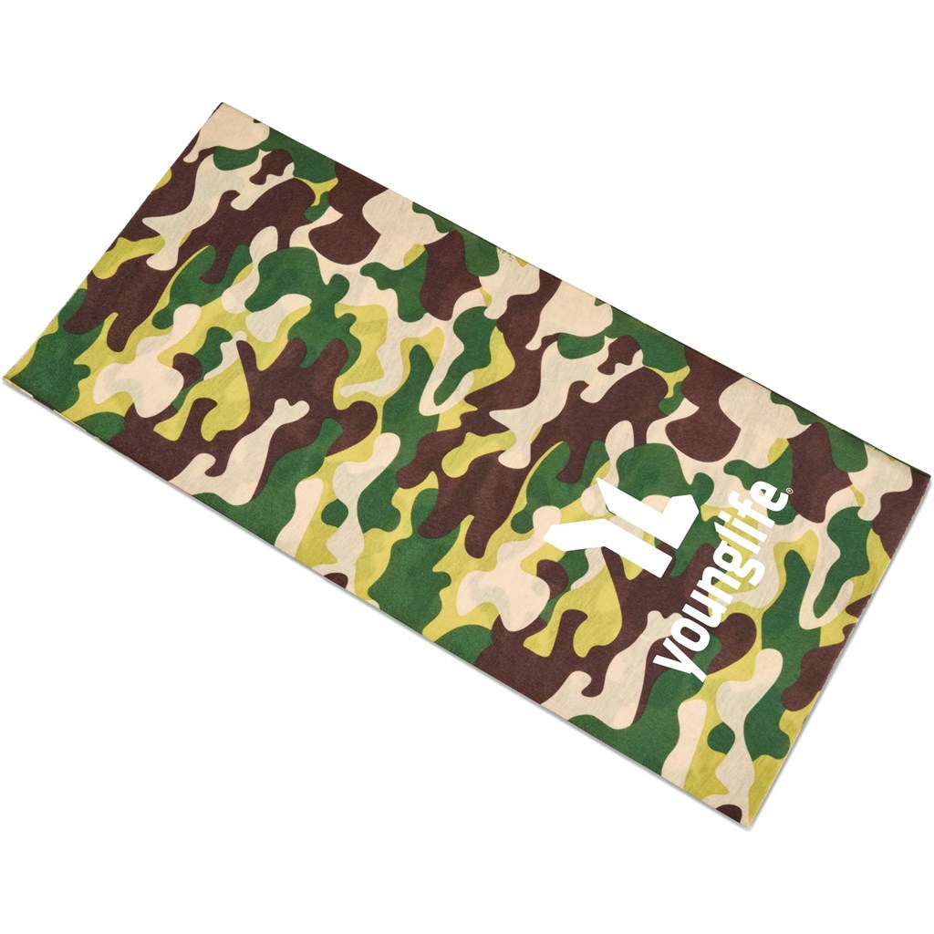 Kids Camo Flexi Tubular Bandana - Image 5