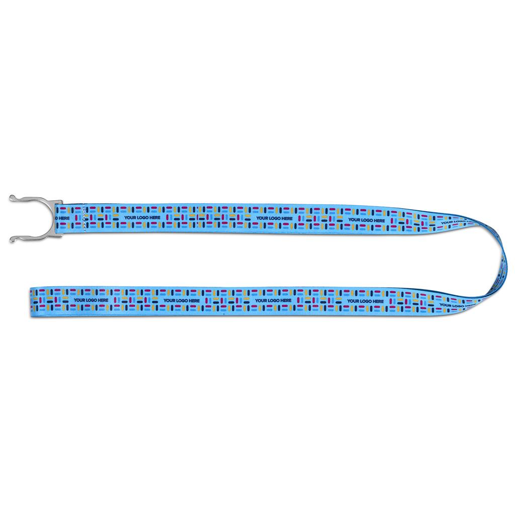 Altitude Aqua Double-Sided Crossbody Bottle Lanyard - Sample - Image 4
