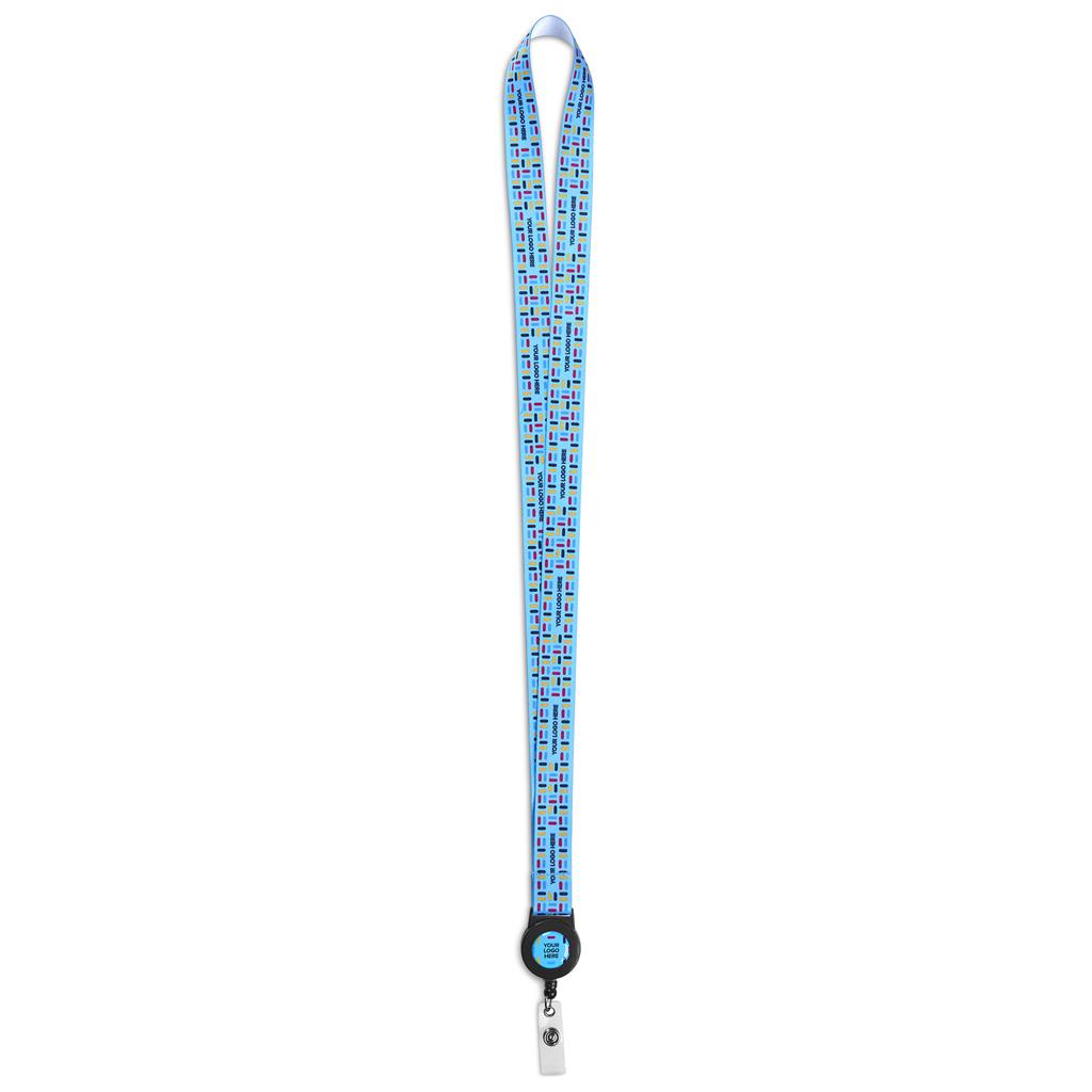 Altitude Sample Retractable Badge Reel Single-Sided Sublimation Satin Lanyard - Image 6