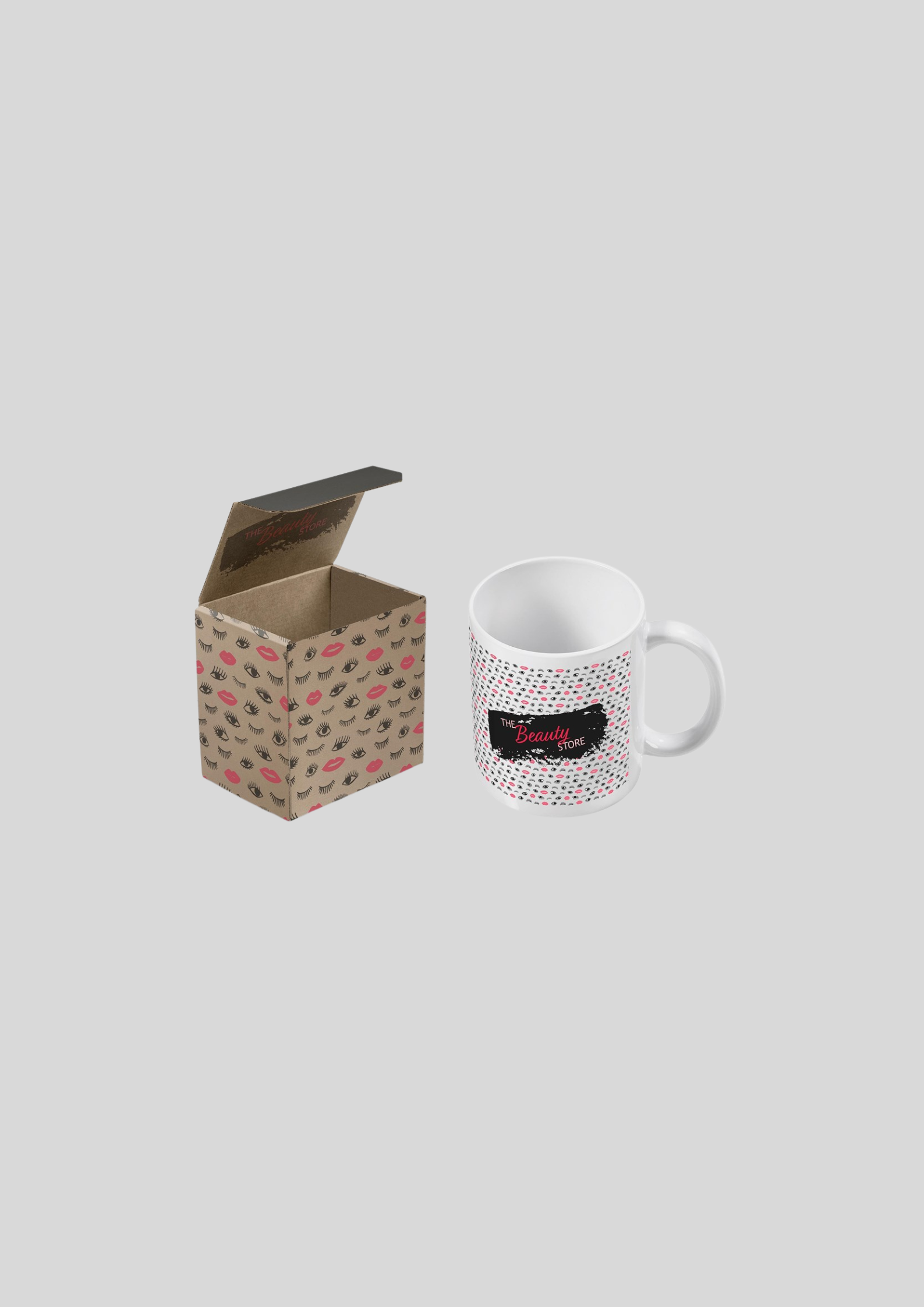 Blank Canvas Mug in Bianca Custom Digital Print Gift Box