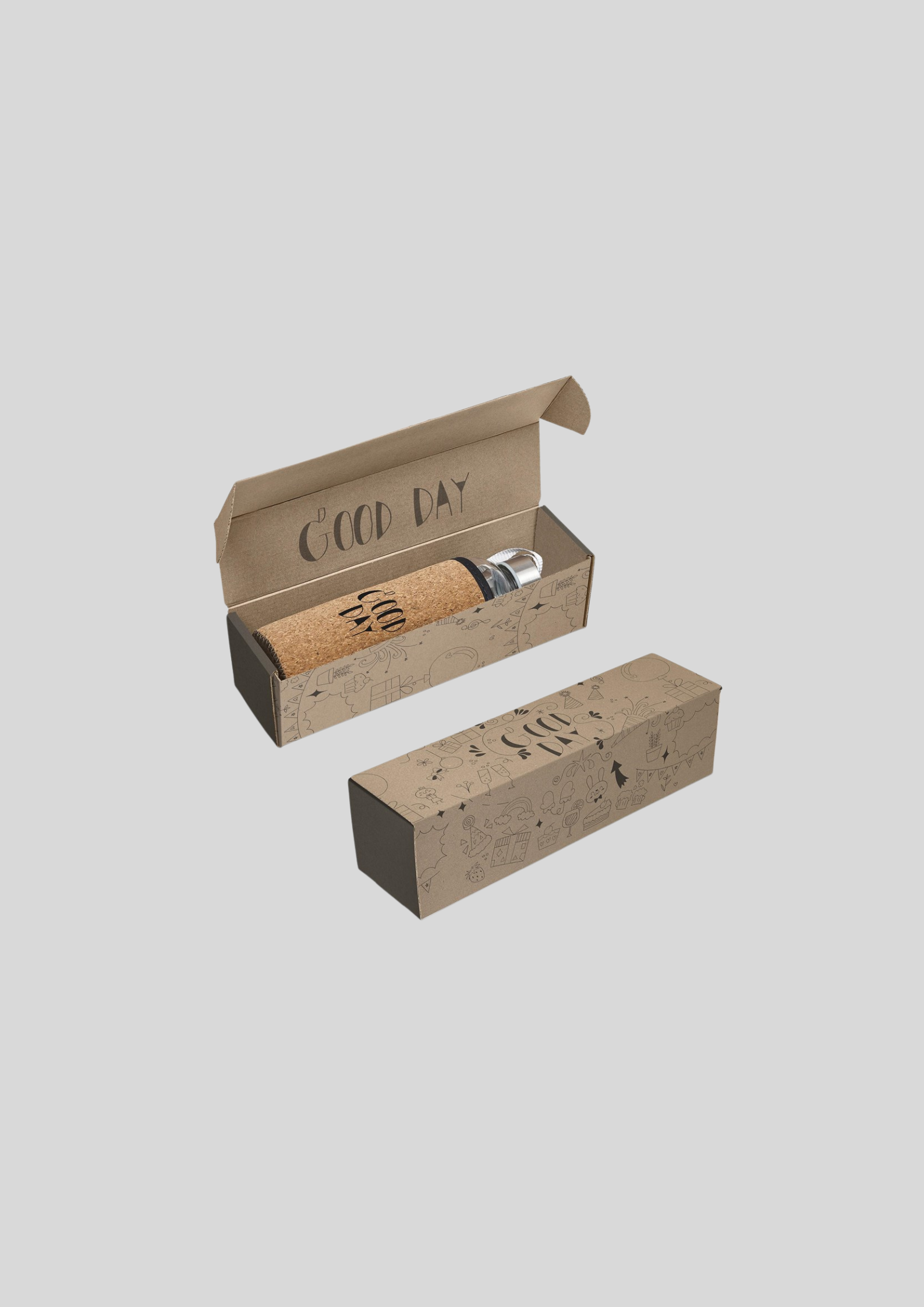 Kork Bottle in Bianca Custom Gift Box