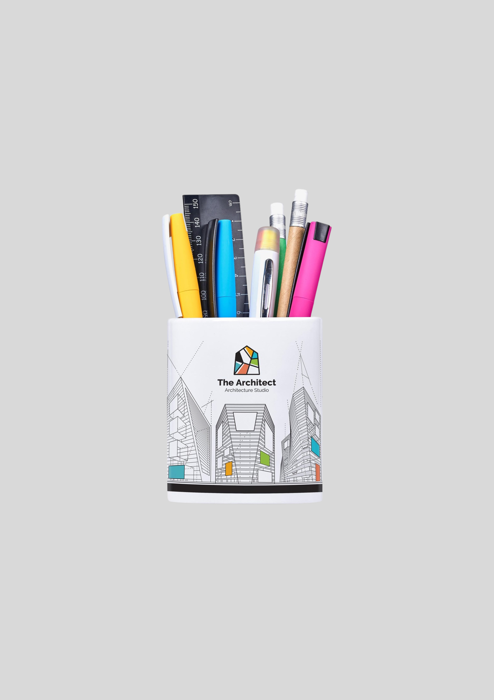 Altitude Mural Sublimation Ceramic Stationery Cup