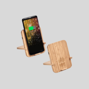 Okiyo Noryoku Bamboo Wireless Charging Phone Stand
