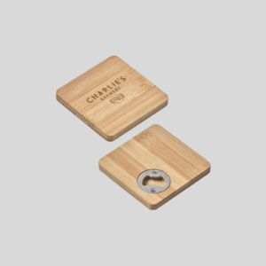 Altitude Drifter Bamboo Bottle Opener Coaster