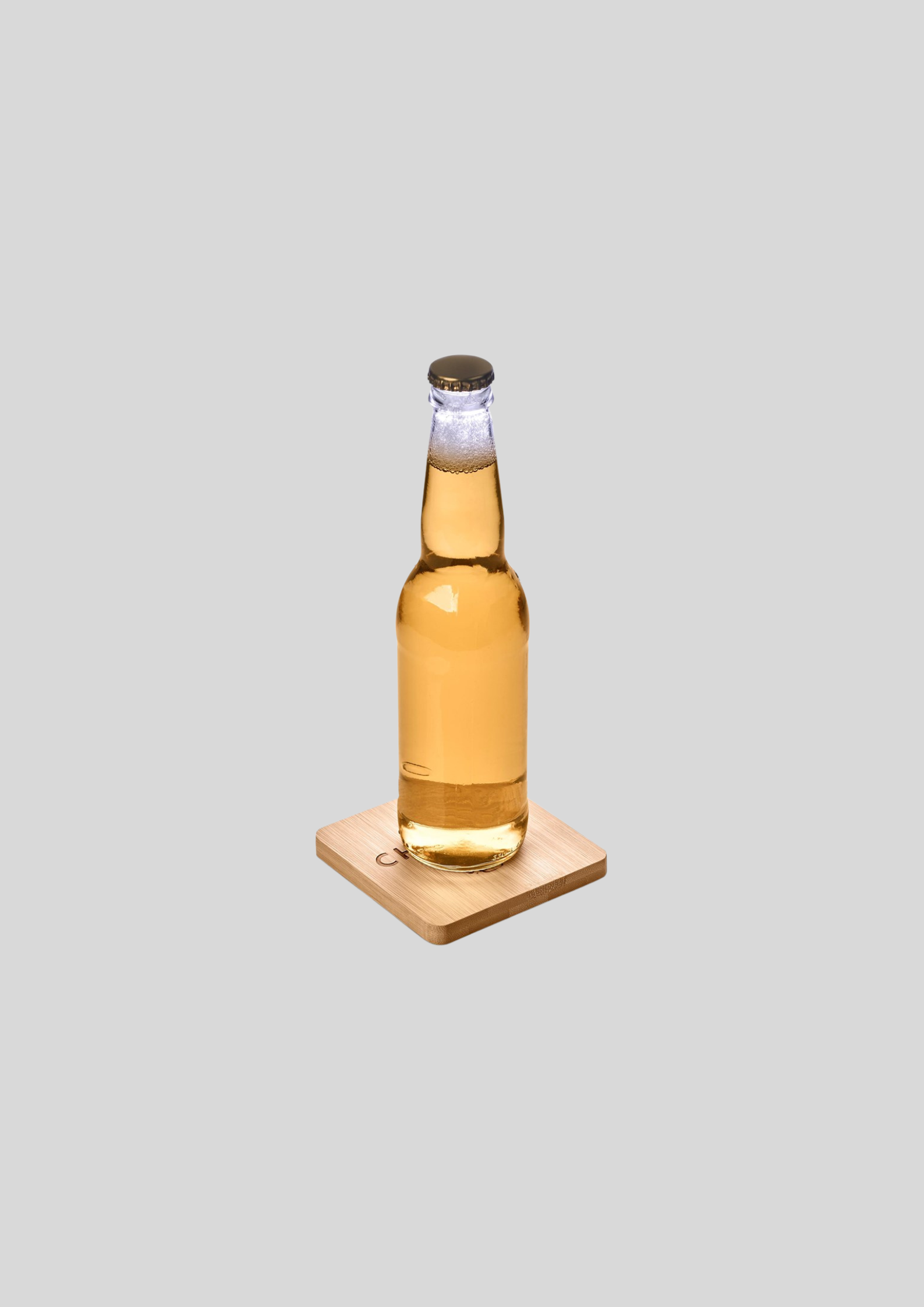 Altitude Drifter Bamboo Bottle Opener Coaster - Image 2