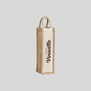 Okiyo Inshu Jute & Cotton Wine Tote