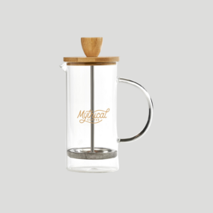 Okiyo Osu Glass & Bamboo Coffee Plunger - 350ml