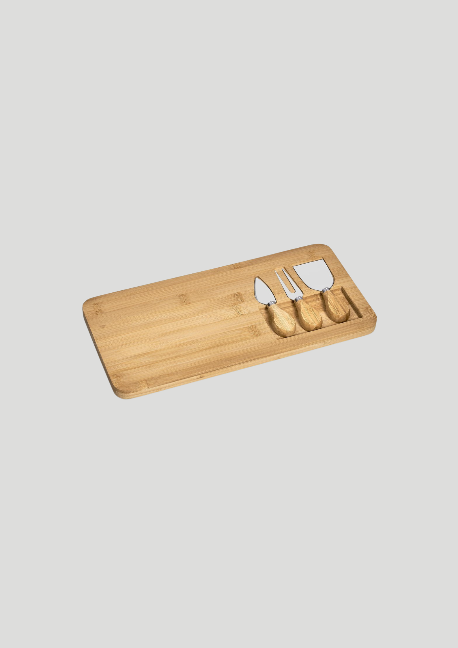 Okiyo Chizu Bamboo Cheese Board Set - Image 4