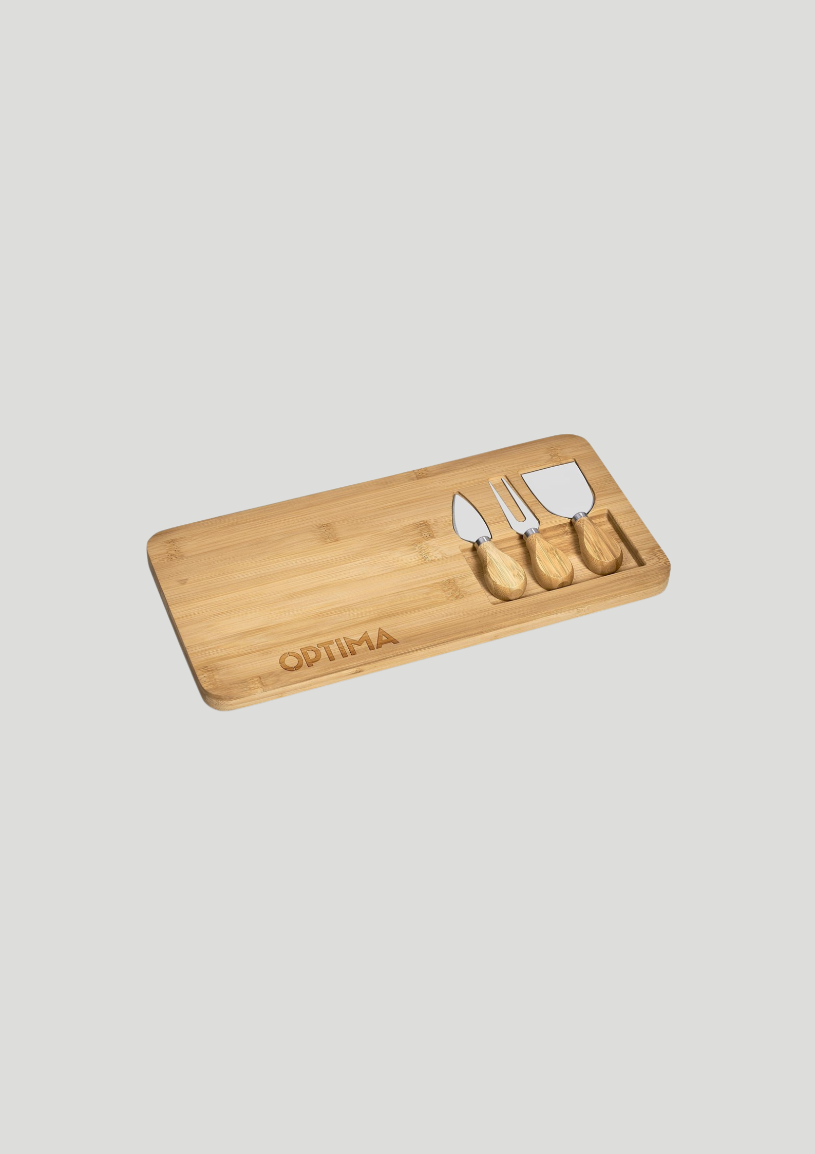 Okiyo Chizu Bamboo Cheese Board Set - Image 2