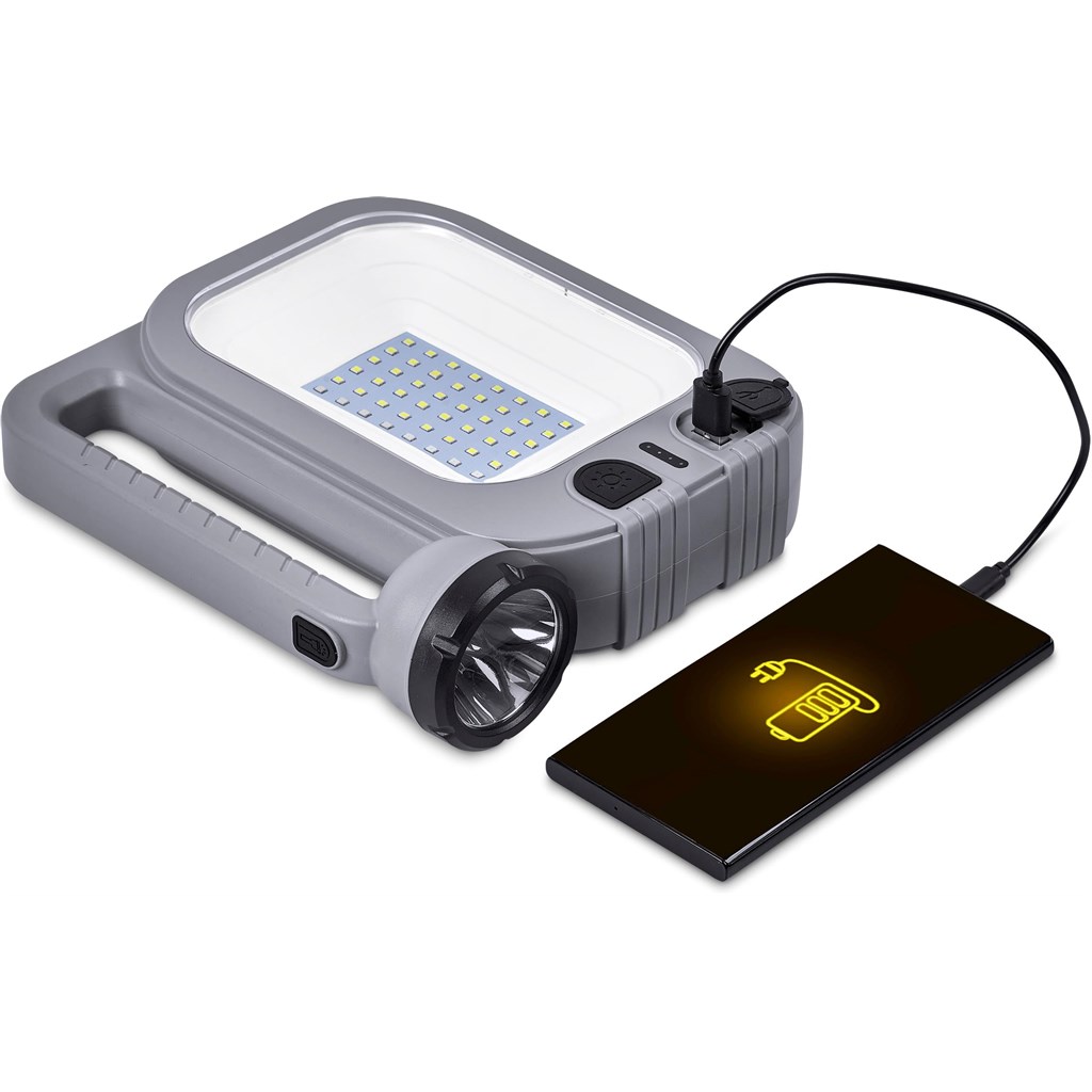 Swiss Cougar Hanoi Solar Lantern & Power Bank - 2,400mAh - Image 5