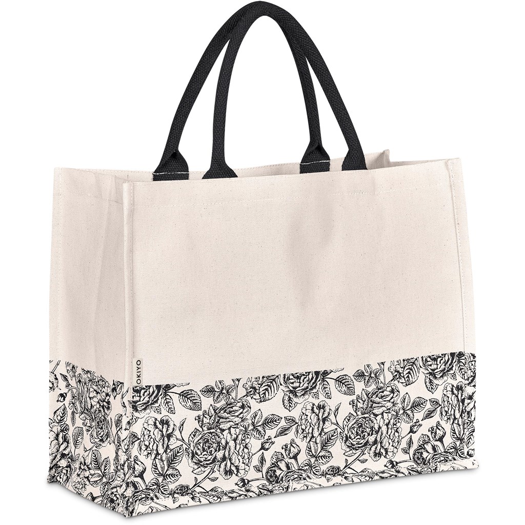 Okiyo Hana Printed Cotton Tote - Image 2