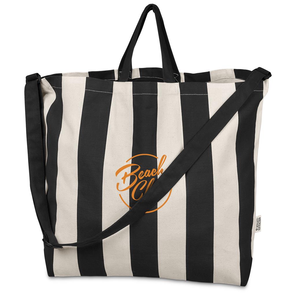 Okiyo Natsuri Recycled Cotton Canvas Large Beach Bag - Image 8
