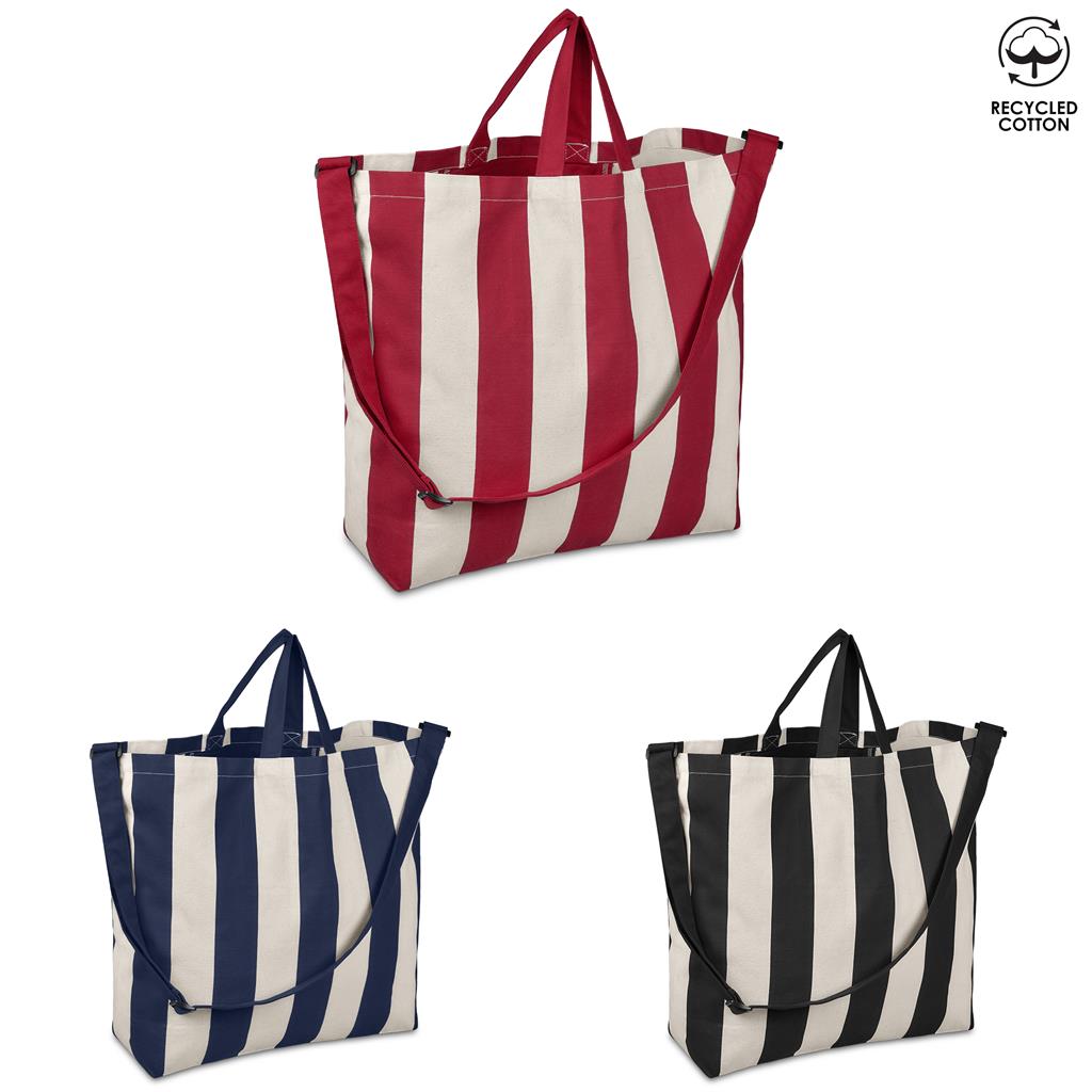 Okiyo Natsuri Recycled Cotton Canvas Large Beach Bag - Image 4