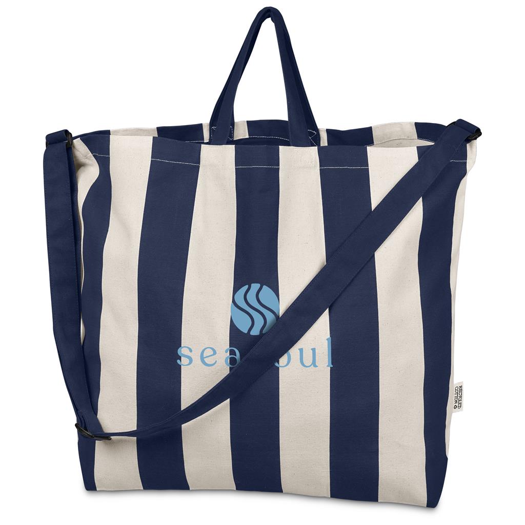 Okiyo Natsuri Recycled Cotton Canvas Large Beach Bag - Image 6
