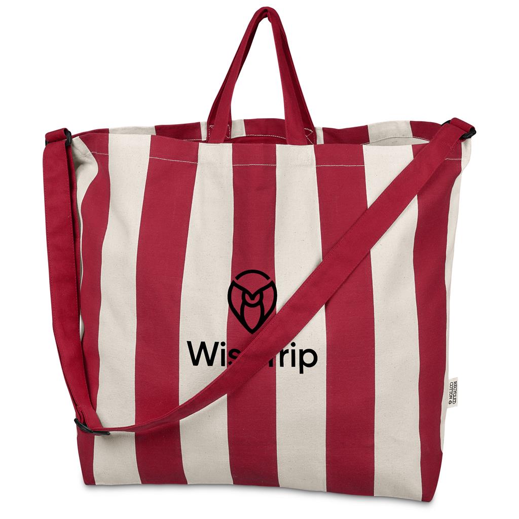 Okiyo Natsuri Recycled Cotton Canvas Large Beach Bag - Image 3