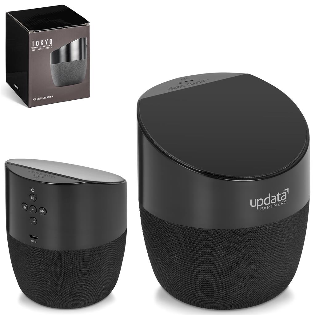 Swiss Cougar Tokyo Wireless Charger & Bluetooth Speaker - Image 3
