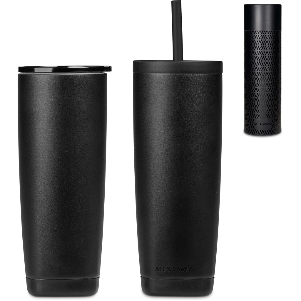 Alex Varga Aurelian Stainless Steel 2-in-1 Vacuum Tumbler & Straw - Image 2