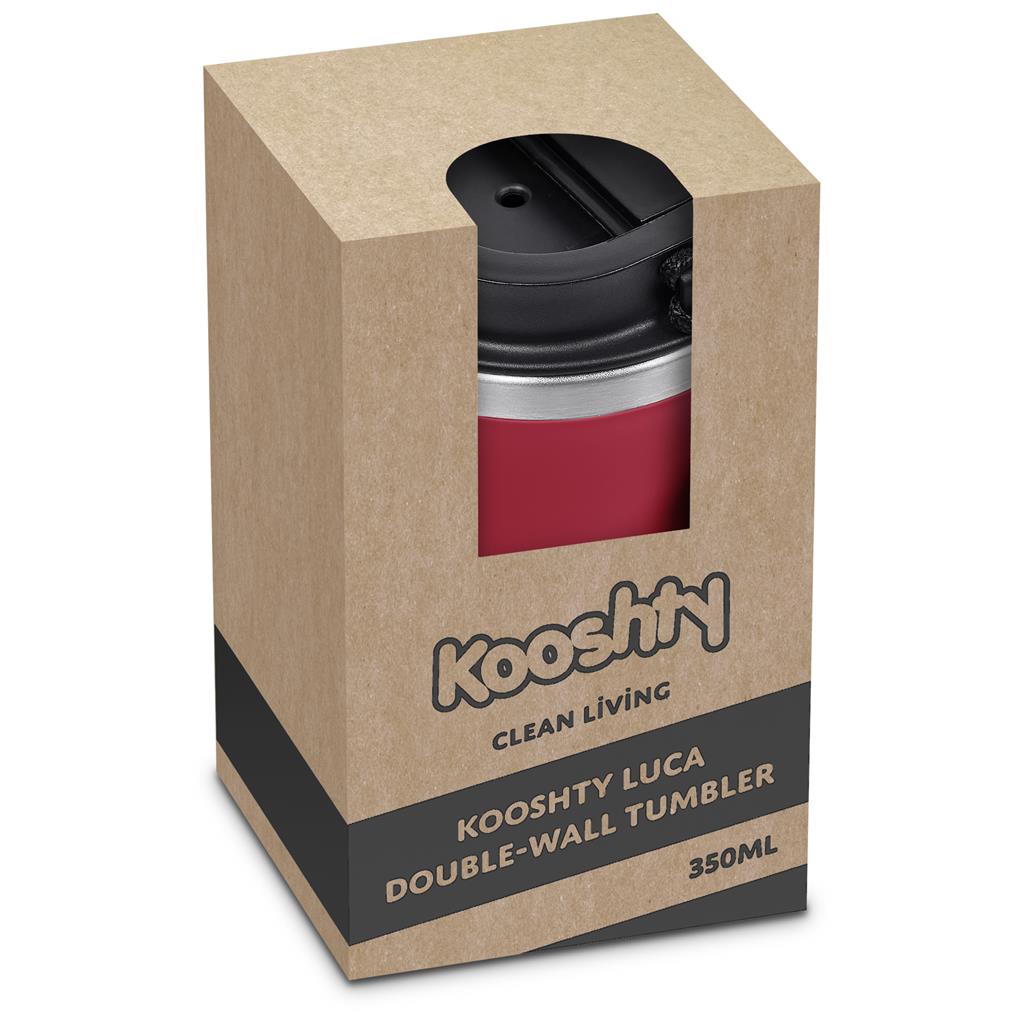 Kooshty Luca Stainless Steel & Plastic Double-Wall Tumbler – 350ml - Image 6