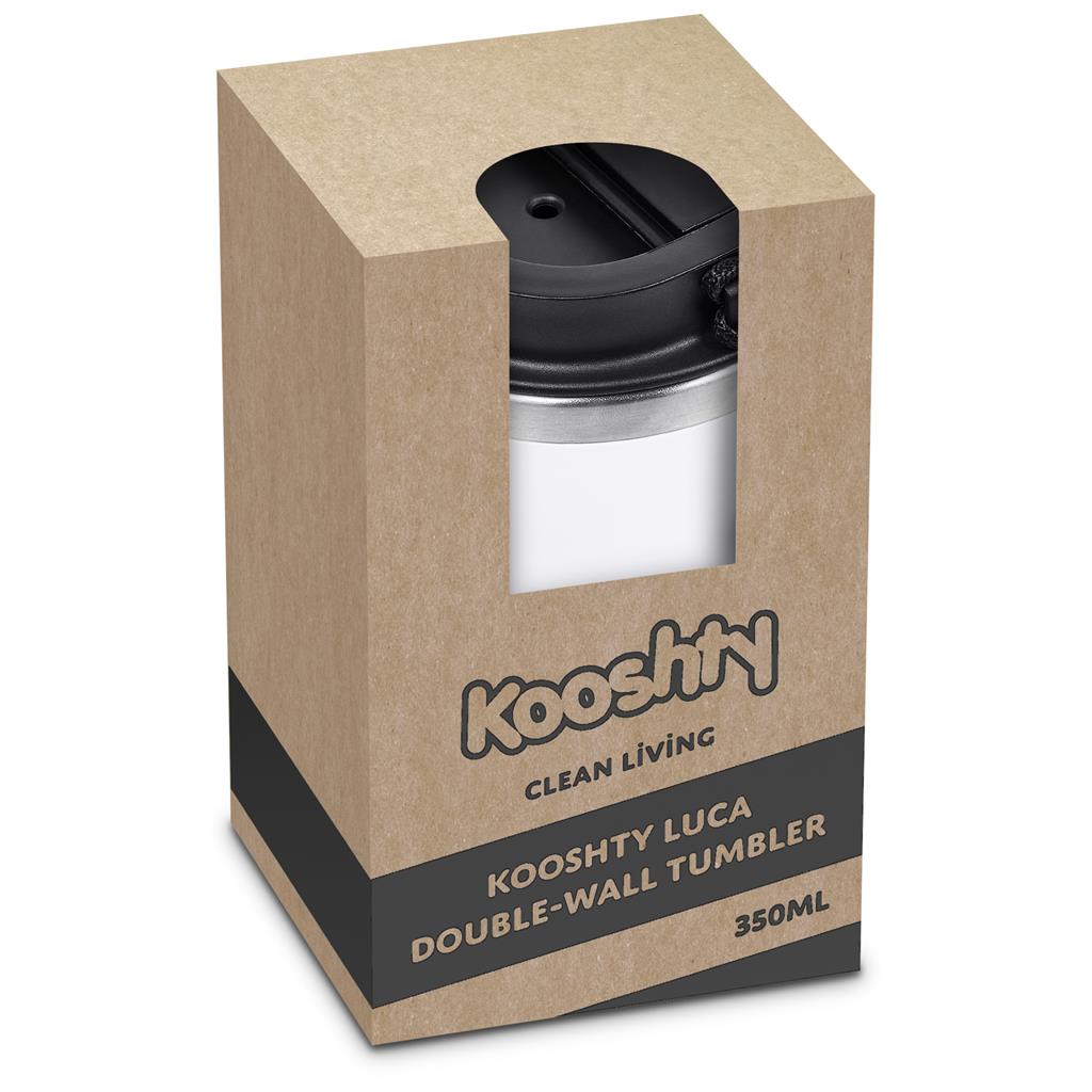 Kooshty Luca Stainless Steel & Plastic Double-Wall Tumbler – 350ml - Image 4