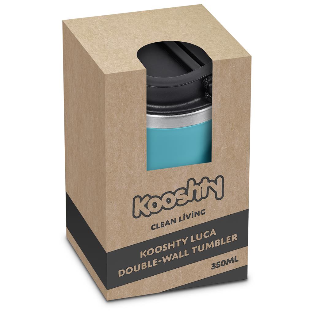 Kooshty Luca Stainless Steel & Plastic Double-Wall Tumbler – 350ml - Image 2