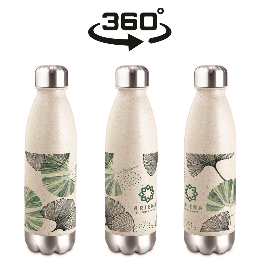 Okiyo Kimi Wheat Straw Water Bottle - 680ml - Image 6