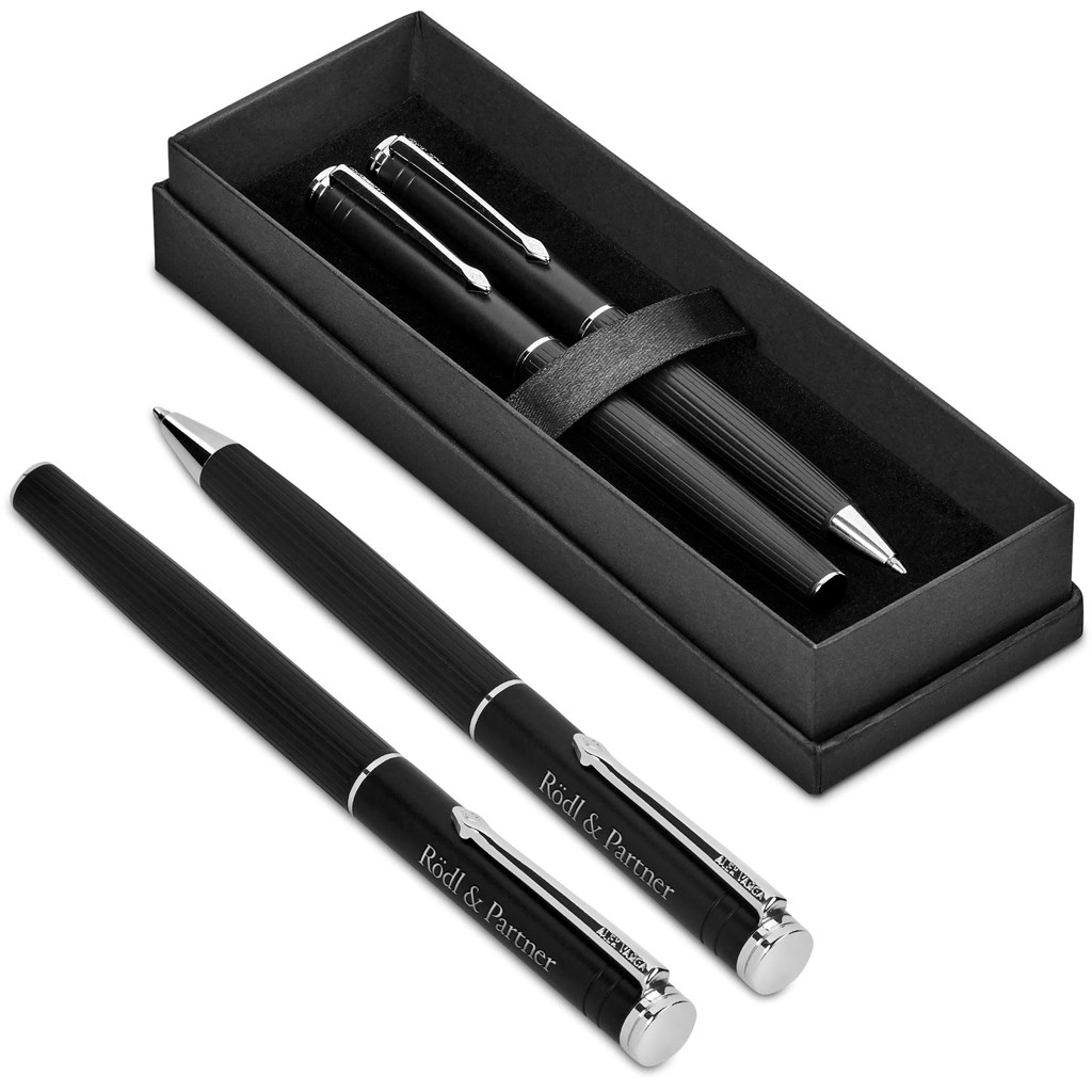 Alex Varga Mollino Ball Pen & Rollerball Set - Image 5