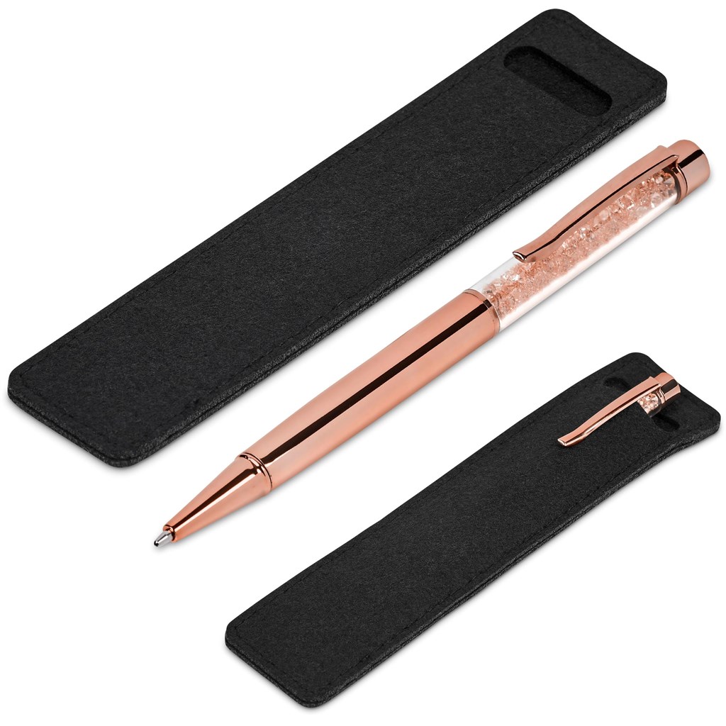 Hailey Ball Pen In Felt Pouch - Image 6