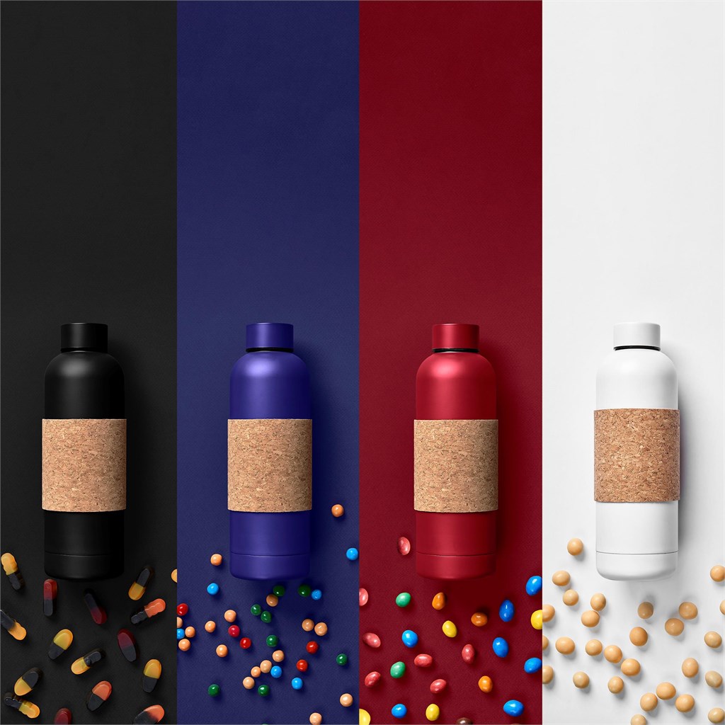 Kooshty Bermuda Kork Recycled Stainless Steel Water Bottle - 800ml - Image 16