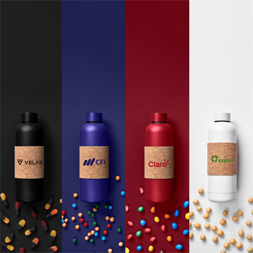 Kooshty Bermuda Kork Recycled Stainless Steel Water Bottle - 800ml - Image 17