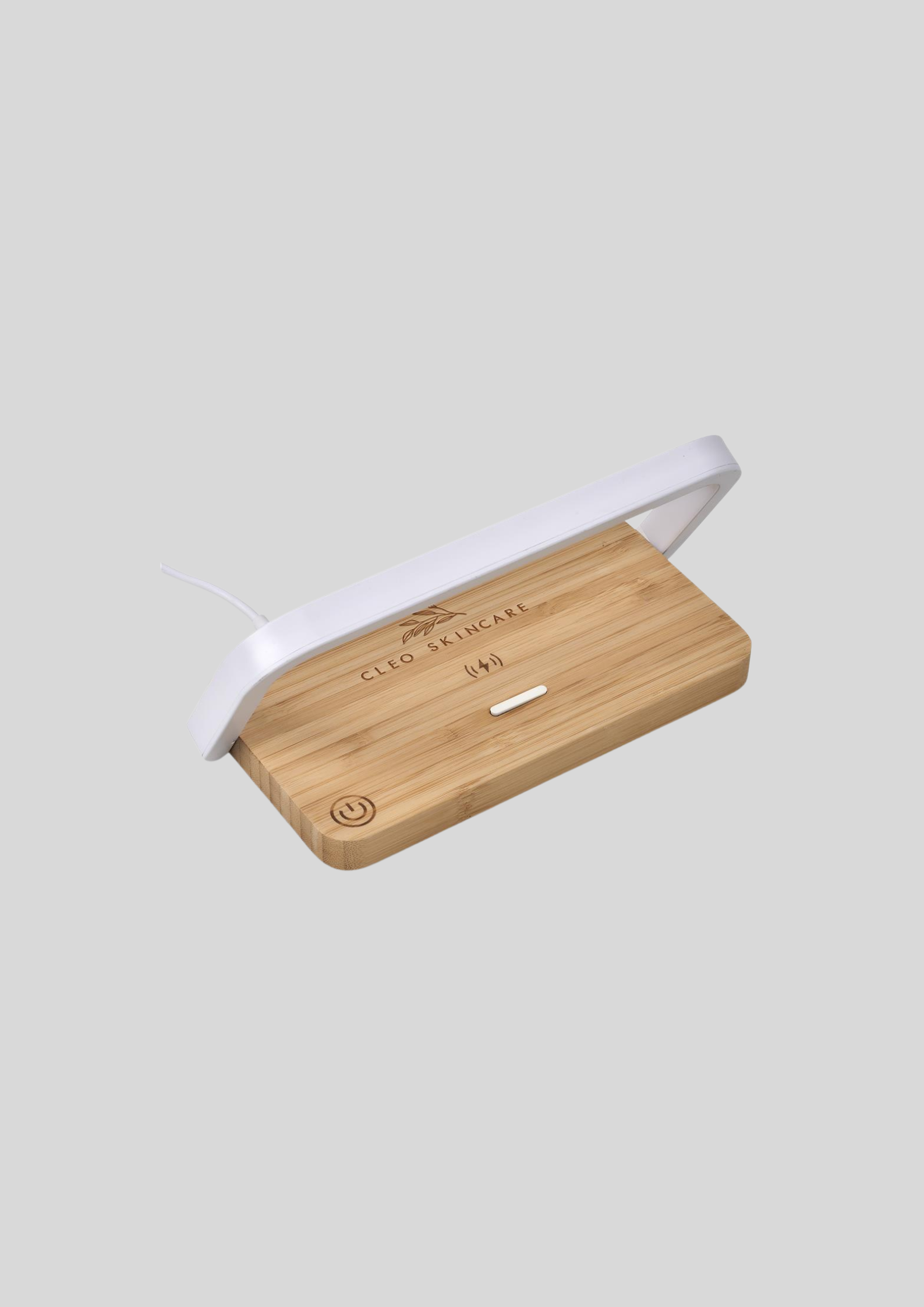 Okiyo Yoru Bamboo Wireless Charger & Night Light - Image 3