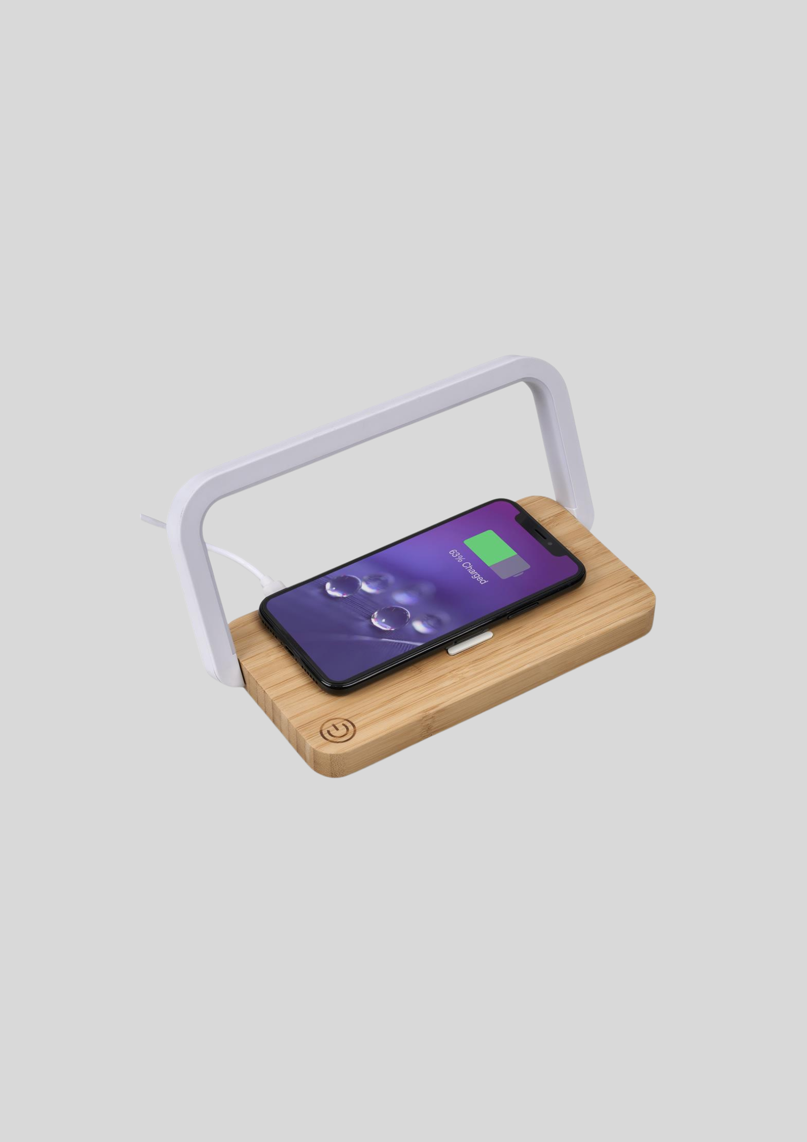 Okiyo Yoru Bamboo Wireless Charger & Night Light - Image 5