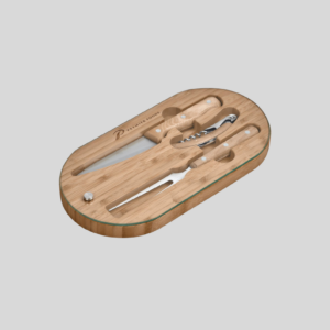 Okiyo Suraisu Bamboo Food & Wine Set