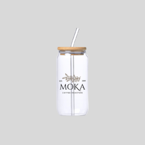 Okiyo Natsu Glass & Bamboo Tumbler & Straw - 500ml