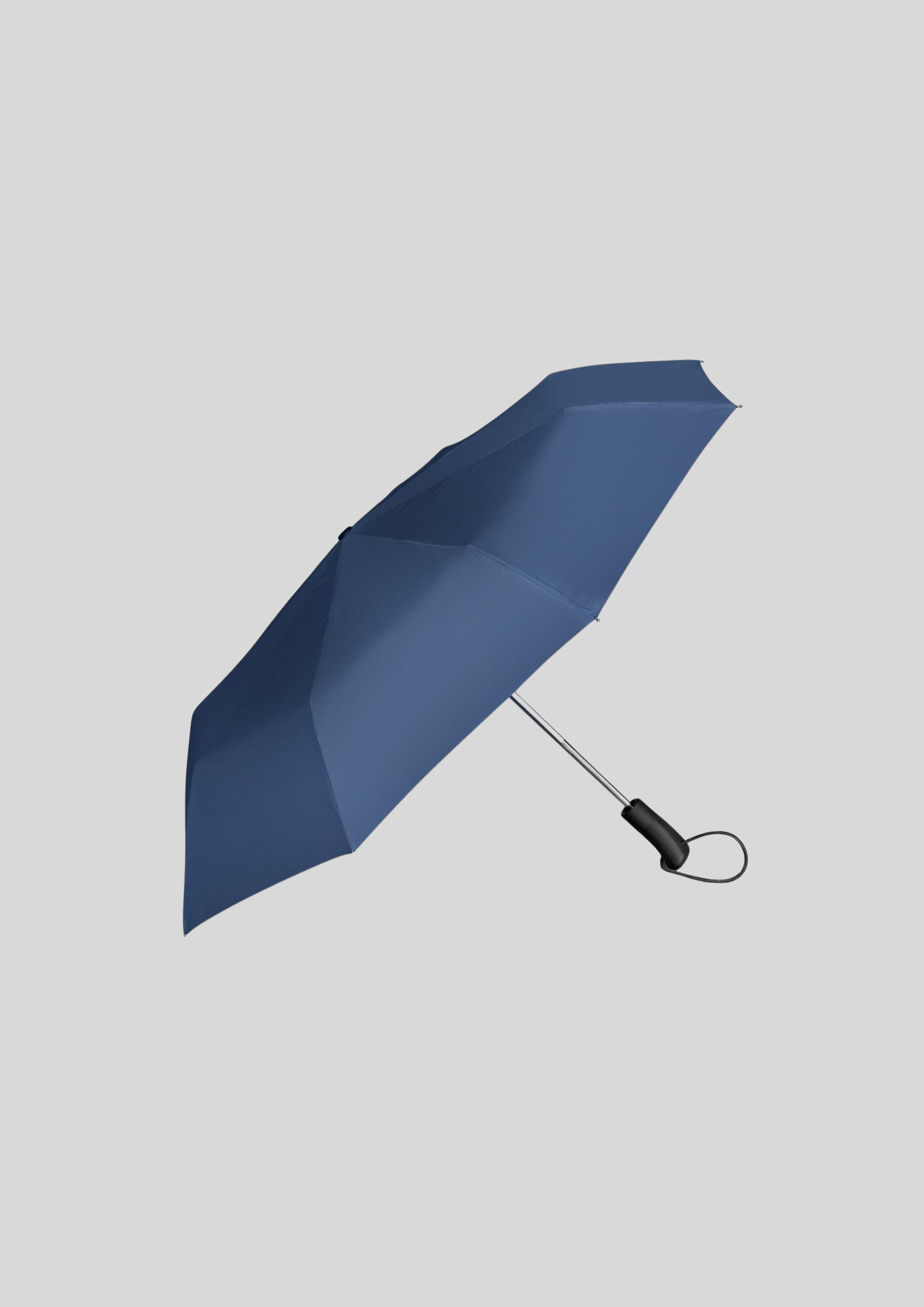 Whimsical Auto-Open Compact Umbrella - Navy - Image 3