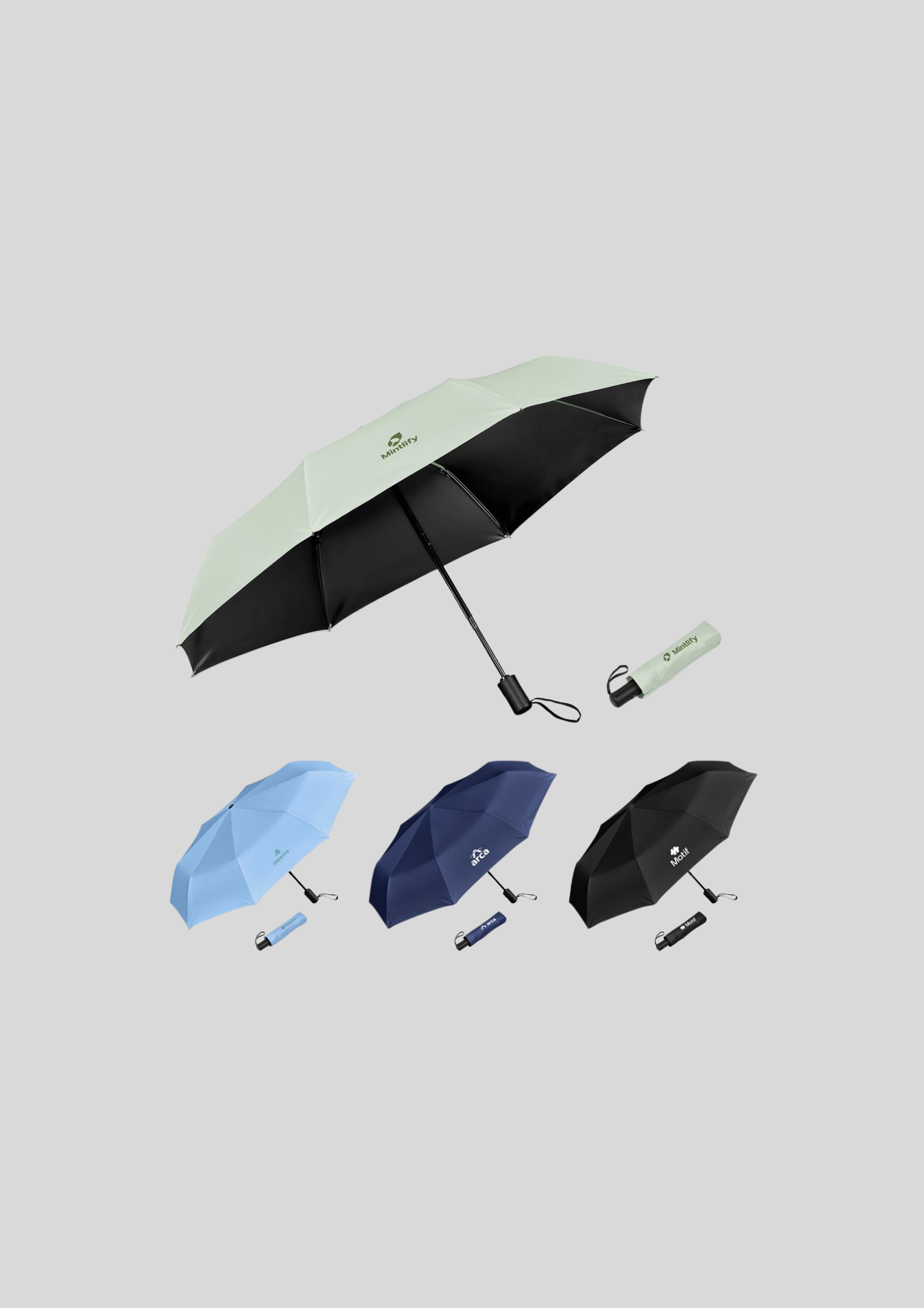 Serendipio Sleet Auto-Open Compact Umbrella
